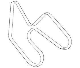 4l2z-8620-ea Ford Genuine Serpentine Belt