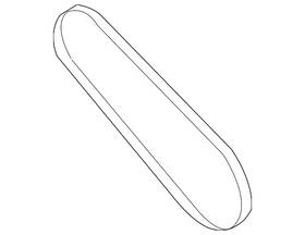 7t4z-8620-a Ford Genuine Serpentine Belt