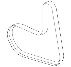 Be8z-8620-a Ford Genuine Serpentine Belt