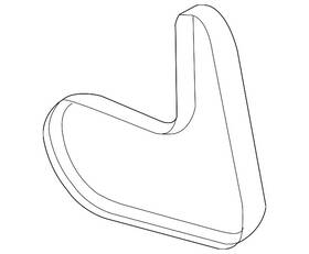 Be8z-8620-ba Ford Genuine Serpentine Belt
