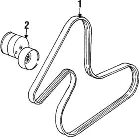 F5dz-8620-ea Ford Genuine Serpentine Belt