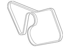 Jk6-1029-a Ford Genuine Motorcraft Serpentine Belt