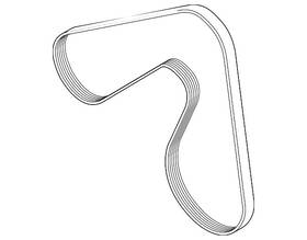 Jl3z-8620-a Ford Genuine Serpentine Belt