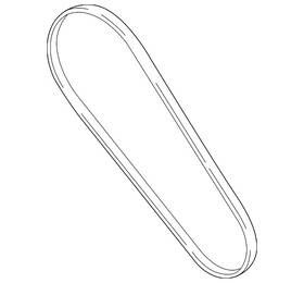 Jx6z-8620-h Ford Genuine V Belt