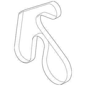 Kr3z-8620-a Ford Genuine Supercharger Belt