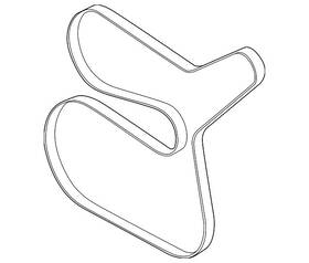 Lc3z-8620-c Ford Genuine Serpentine Belt