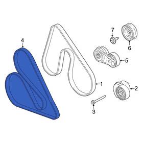 Bl3z8620d Ford Oe For F-150 2012-2013 Accessory Drive Belt