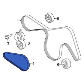 Ml3z8620f Ford Oe For F-150 2021-2024 Accessory Drive Belt