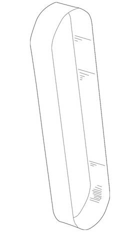 Xl2z-8620-aa Ford Genuine Serpentine Belt