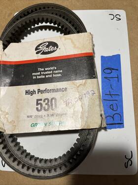 Gates 072053011197 530 High Performance Green Stripe V-belt Capacity For Automotive