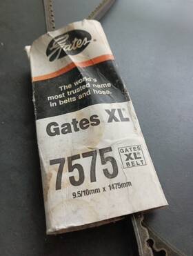 11a1460 Gates 072053013160 Xl Accessory Drive Belt 7575 9.5/10mm X 1475mm New Ships Free