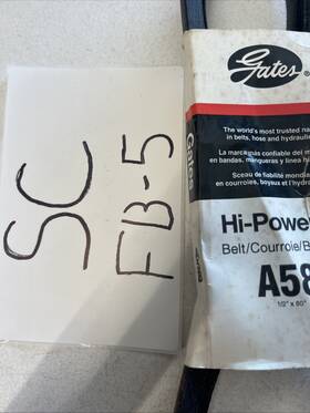 Gates 072053017601 Standard A58 Hi-power Ii V-belt