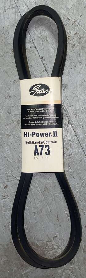 Gates 072053017755 A73 Hi-power Ii Classical Section Wrapped V-belt 1/2 Inch X 75