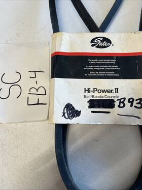 Gates 072053019780 Standard Hi-power Ii B93 Industrial V Belt