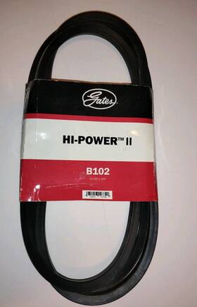 Gates 072053107340 B102 Hi-power Ii Classical Section Wrapped V-belt 105 Inch