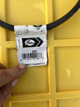 Gates 072053201888 Accessory Drive Belt-classical Section Wrapped V-belt A53