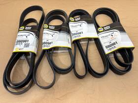 080981 Gates Lot Of 4x Serpentine Micro V Belt Napa
