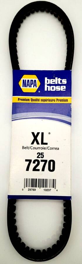 17027270 Gates Napa / Genuine Parts Part # 25 7270 Xl Cogged V-belt 25/64 Inch X 27-5/8 New