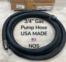 27453 Gates Fuel Gas Pump Hose 14ft Retractable 3/4ftft Nos Usa Made