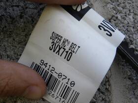 3vx710 Gates 3vx750 New Super Hc Belt Cogged