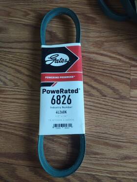 4l260k Gates 6826 Powerated Light Duty V-belt