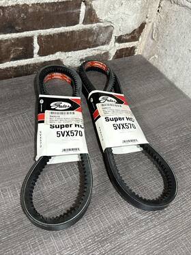 5vx570 Gates Lot 2 Super Hc Notched Vx Section V Belt - 5/8 Inch X 57 15mm 1447mm
