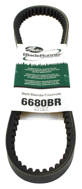6680br Gates Bladerunner Lawn Garden Belt 11/16 Inch X 35-1/8 18 Degree Pulley Part