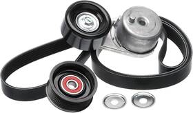90k-38378b Gates Complete Serpentine Belt Drive Component Kit Black