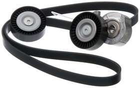 Bap90k-38495 Gates Serpentine Belt Tensioner Idler Kit For Volvo V70 S80 S60 Xc90 Xc70 Xc60