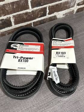 Bx100 Gates Lot Of 2 - Tri-power 21/32 Inch X 103 Or 16mm 2615 Mm Notched