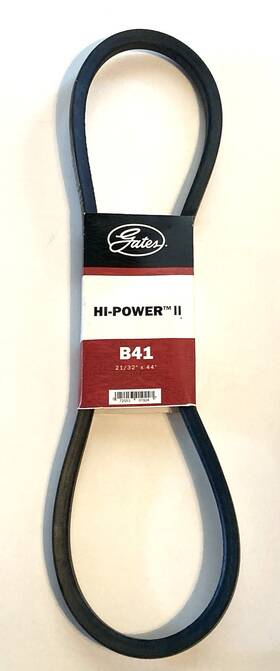 Ca20518 Gates New B41 Hi-power Ii V-belt 21/32 Inch X 44 Industrial Lawn And Garden Mower