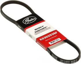 K030293sf Gates Serpentine Belt-premium Oe Stretch Fit Micro-v Belt