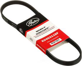 K040311sf Gates Serpentine Belt-premium Oe Stretch Fit Micro-v Belt Fits 16-19 Ford F650 6.7l-v8