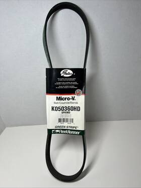 K050360hd Gates Fleetrunner Micro-v Serpentine Belt Nos