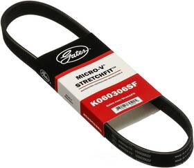 K060306sf Gates Serpentine Belt-premium Oe Stretch Fit Micro-v Belt Fits 21-22 Bronco 2.7l-v6