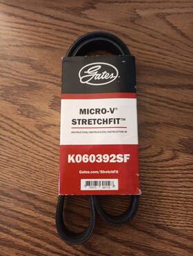 K060392sf Gates Serpentine Belt-premium Oe Stretch Fit Micro-v Belt