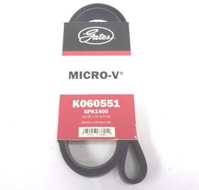 K060551 Gates New Serpentine Micro-v Belt 6pk1400 55-3/4 Inch X 13/16