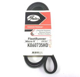 K060735hd Gates New Serpentine Heavy Duty Micro-v Belt 6pk1867 74.125 Inch X 0.8125