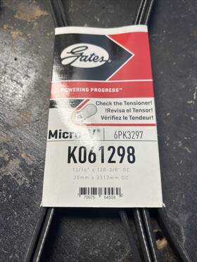 K061298 Gates Serpentine Belt-premium Oe Micro-v Belt