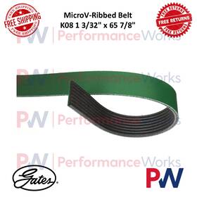K080653hd Gates Fleetrunner V-ribbed Belt 8 Ribs Heavy Duty For Dodge Ram Series Blubird