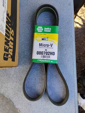 K080702hd Gates Napa / Fleetrunner Heavy Duty Serpentine Micro-v Belt