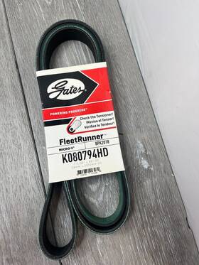 K080794hd Gates Fleetrunner Heavy Duty Micro-v Serpentine Belt Black/red Label
