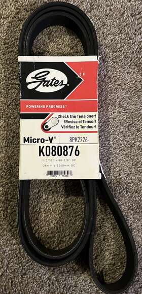 K080876hd Gates Micro-v Belt K080876 - New Fast Shipping