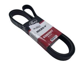 K080907 Gates Serpentine Belt-premium Micro-v Belt Peterbuilt Freightliner