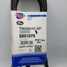 K081079 Gates Serpentine Belt-premium Oe Micro-v Belt Green Stripe