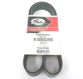 K100502hd Gates New Serpentine Heavy Duty Micro-v Belt 10pk1274 50-3/4 Inch X 1-3/8