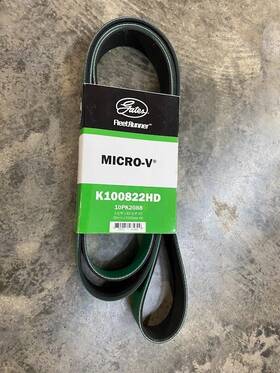 H100822hd Gates K100822hd Fleetrunner Green Stripe Micro-v Serpentine 10rib