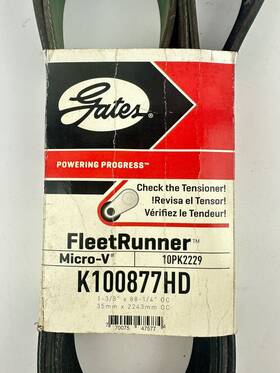 K100877hd Gates Serpentine Belt-fleetrunner Heavy Duty Micro-v Belt