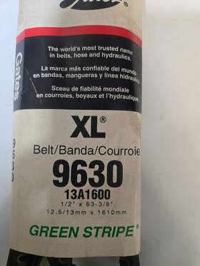 Gates Xl-9630 Xl 9630 Automovtive High Capacity V-belt