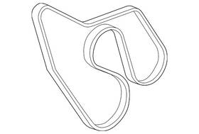 12576455 Gm Genuine V-ribbed Serpentine Belt